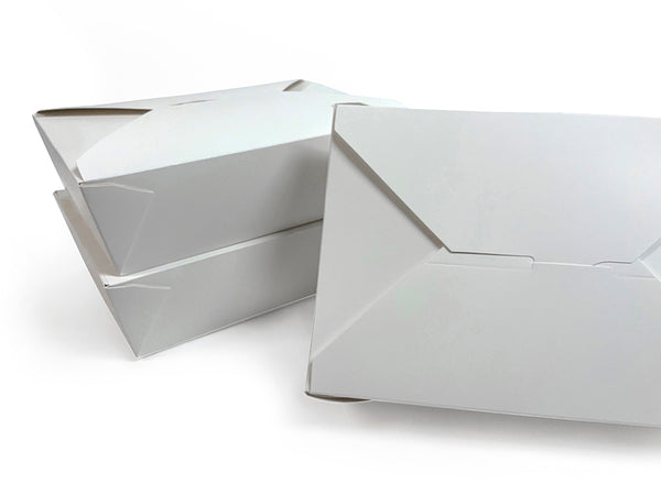 Caja #3 blanca sin recubrimiento. Incluye 200 piezas
