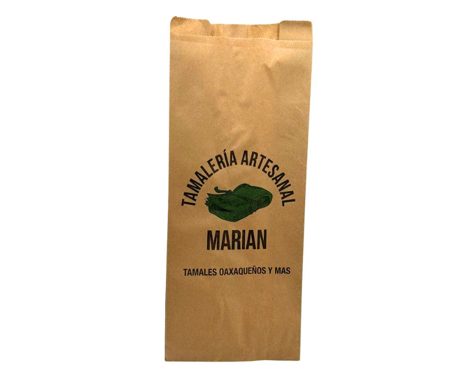 Bolsa De Papel Café, No. Tamales Marian , Pack Con 500pz