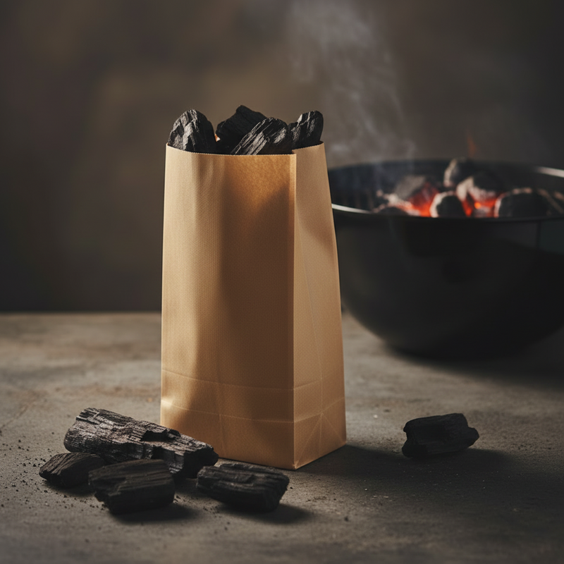 Bolsa Carbón Doble Kraft Capacidad 3kg