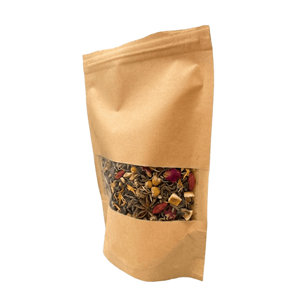 Bolsas Stand Up Pouch Con Ventana 250g Con Cierre Hermético