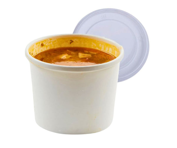 Bote de papel para nieve para medio litro 16 Oz. 100 piezas