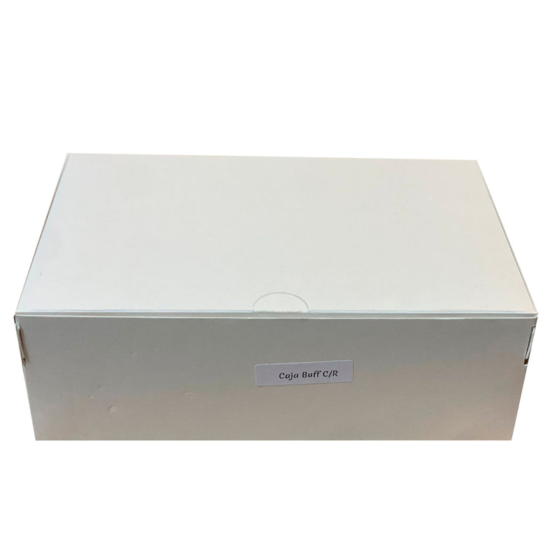 Caja Buff Blanca Para Alimentos Fast Food