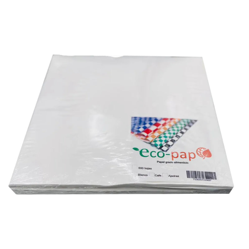 ECOPAP BLANCO 500 HOJAS 30X33 CM