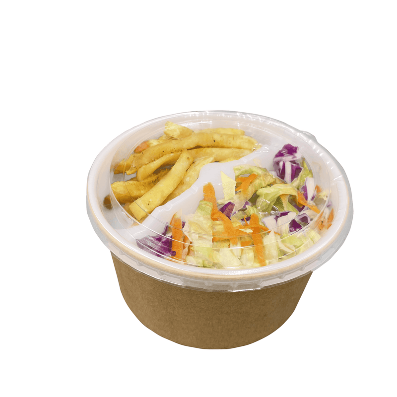 Bowl De 32oz Con Tapa y Divisor