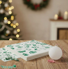 Papel Navideño Encerado Grado Alimenticio 35x35cm 500 Hojas