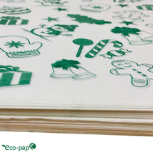 Papel Navideño Encerado Grado Alimenticio 35x35cm 500 Hojas