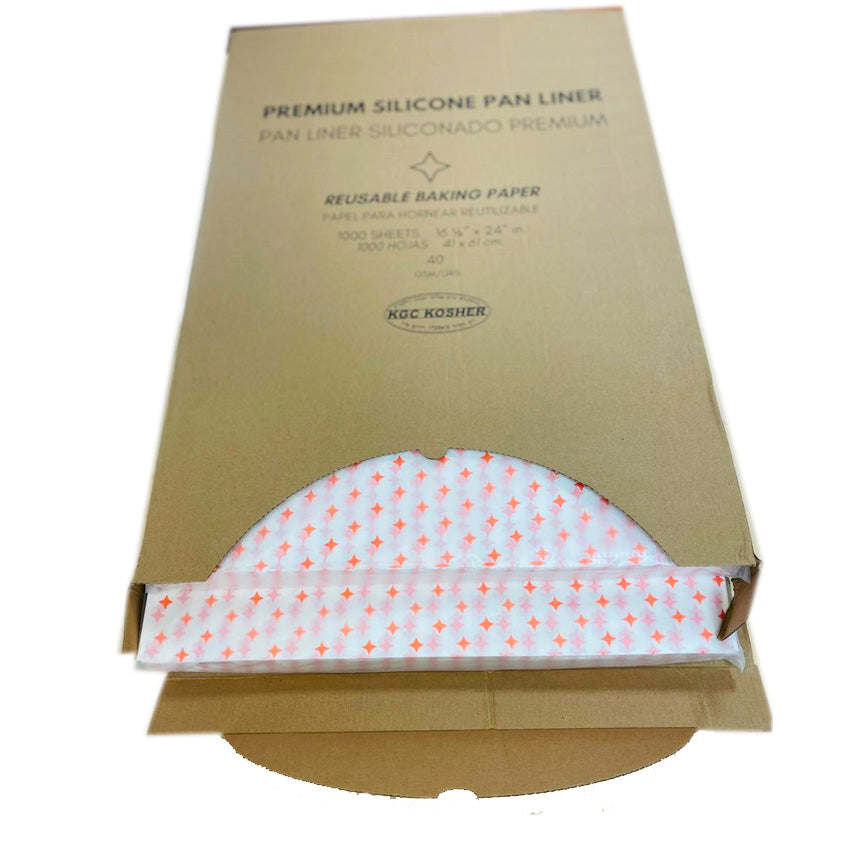 Papel siliconado Para Hornear Pan liner 61x41 Caja Con 500 hojas