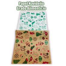 Papel Navideño Encerado Grado Alimenticio 35x35cm 500 Hojas