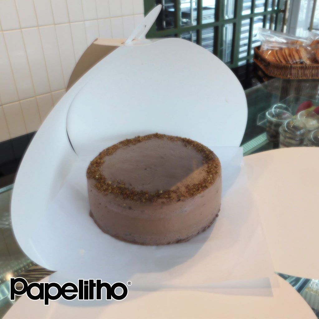 Caja Para Pastel Grande De Fácil Armado 20cm Alto. 25 Pzas