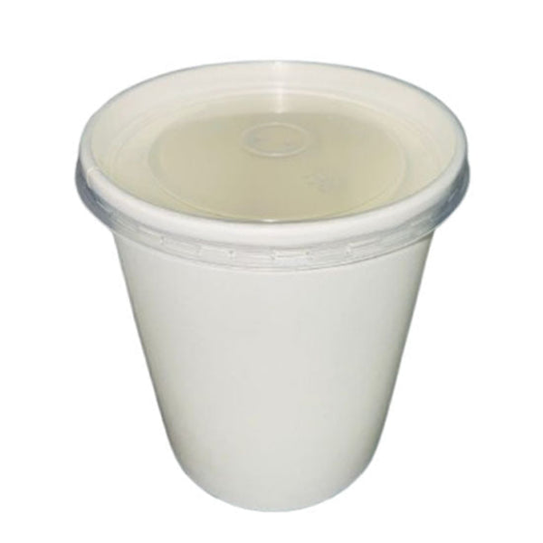Bote contenedor para alimentos 32 Oz con tapa PET