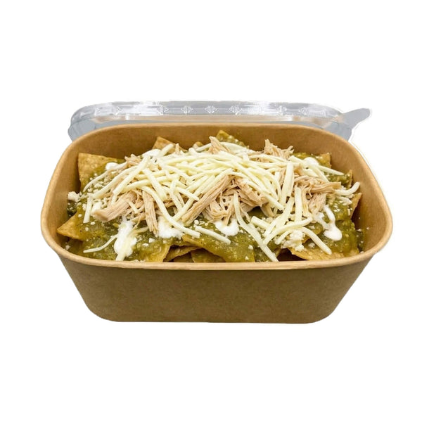 Bowl Rectangular Biodegradable 16oz(475ml) Con Tapa