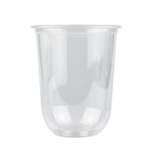 Vaso Transparente Curvo con Tapa Plana 16 Oz - 1000 Piezas