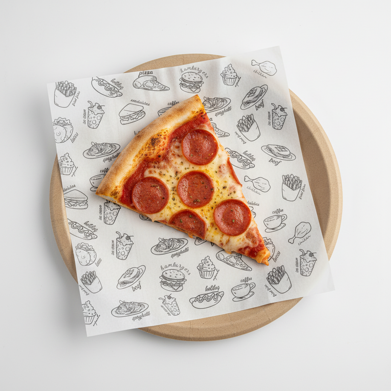 Papel Encerado Fast Food 500hojas 30.5 X 30.5cm
