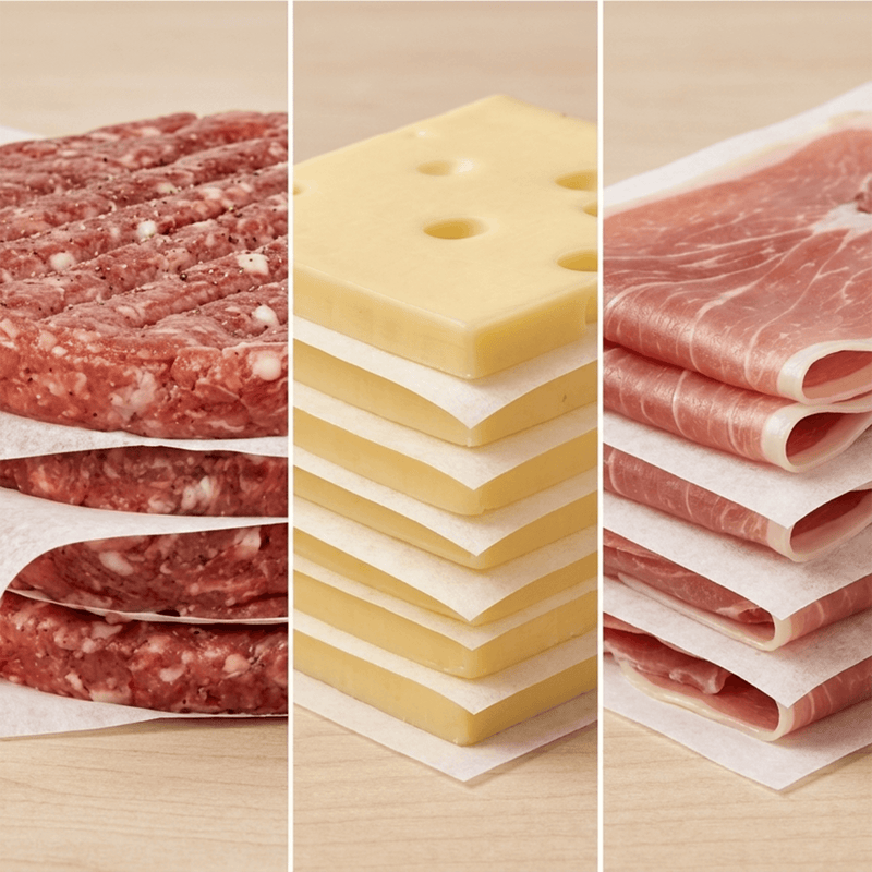 papel encerado para alimentos