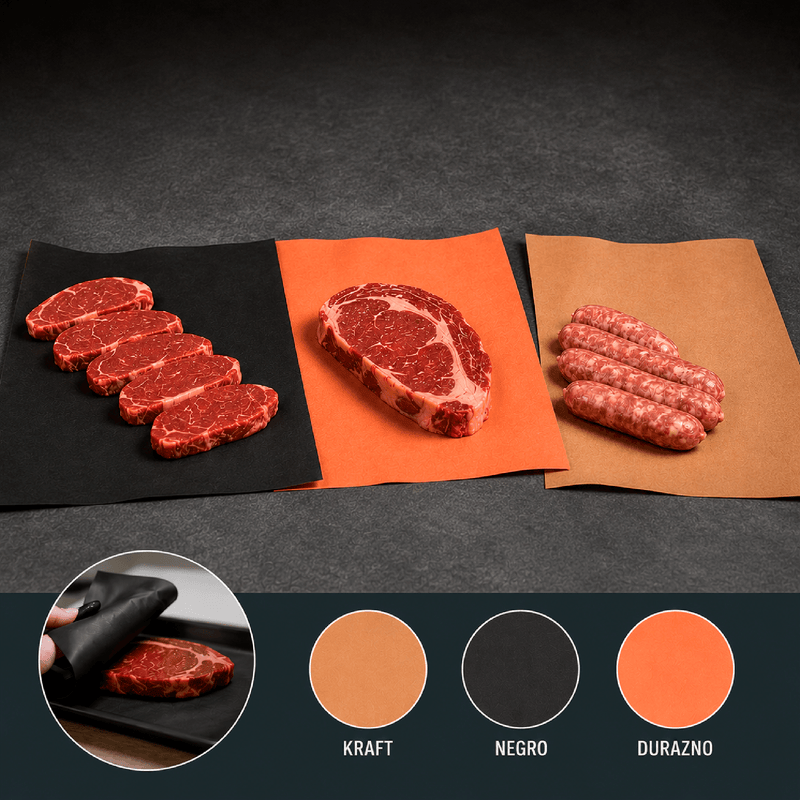 Papel Para Exhibidor de Carne Paquete Con 1000 Hojas
