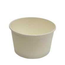 Vaso De Papel Blanco Para Helado 236 Ml (8oz) C/ Tapa 1000pz Blanco
