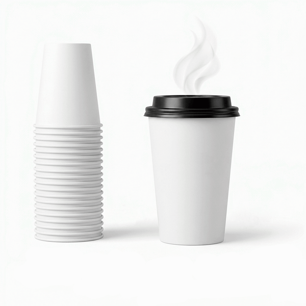 Vasos 16oz Para Cafe y Bebidas Calientes 16oz Incluye Tapa