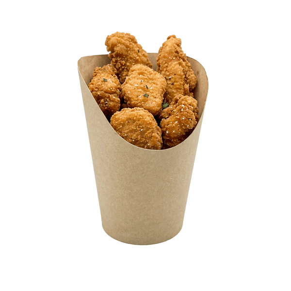 Vasos 12oz Borde Diagonal Para Snacks Papas Fritas