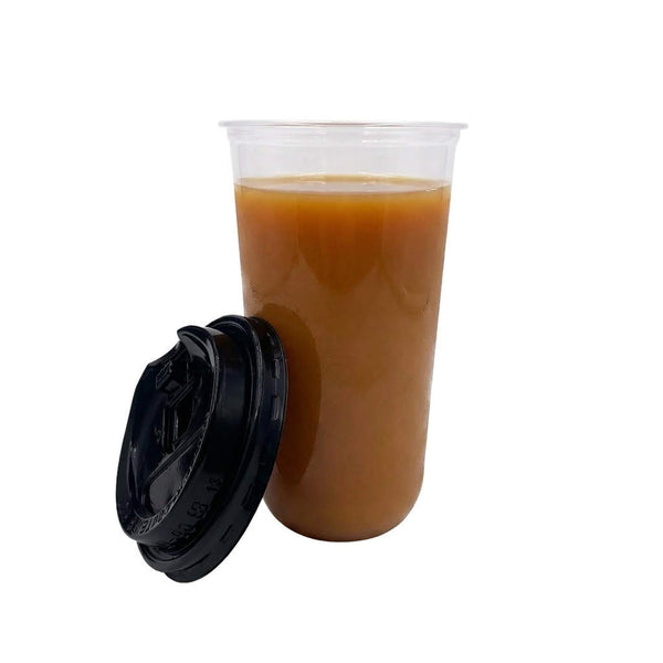 Vaso Transparente Curvo 24oz Tapa Boquilla