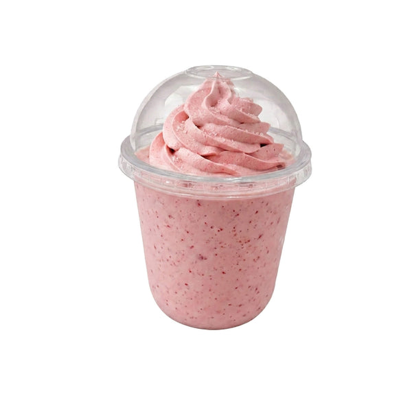 Vaso Transparente Curvo 12oz Tapa Domo