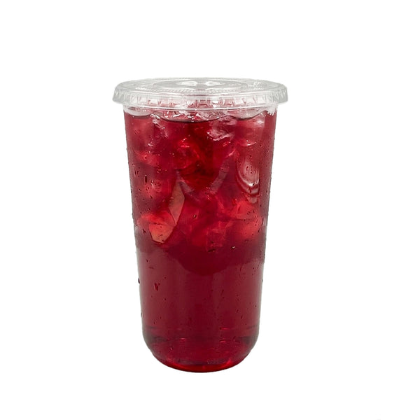 Vasos Curvos Cristalino 24oz Tapa Plana