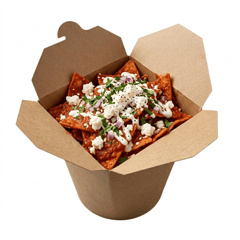 Vaso de Bamboo Para Chilaquiles y Comida China - 26oz