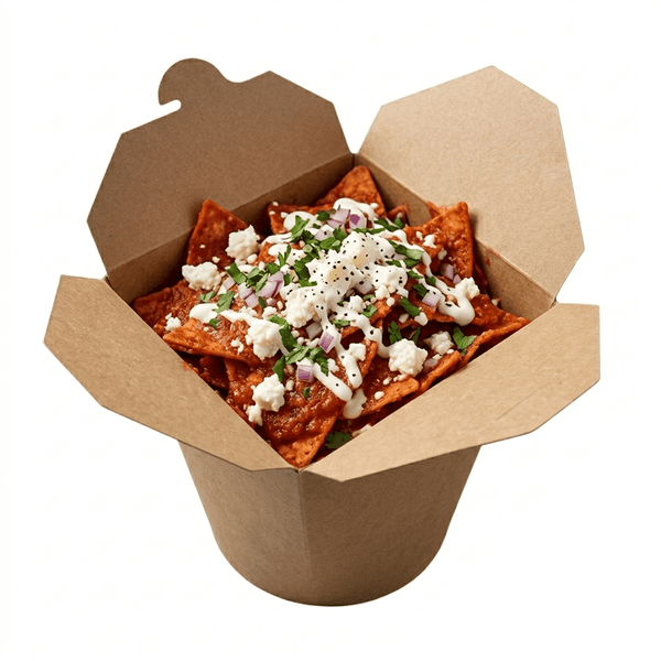 Vaso de Bamboo Para Chilaquiles y Comida China - 26oz