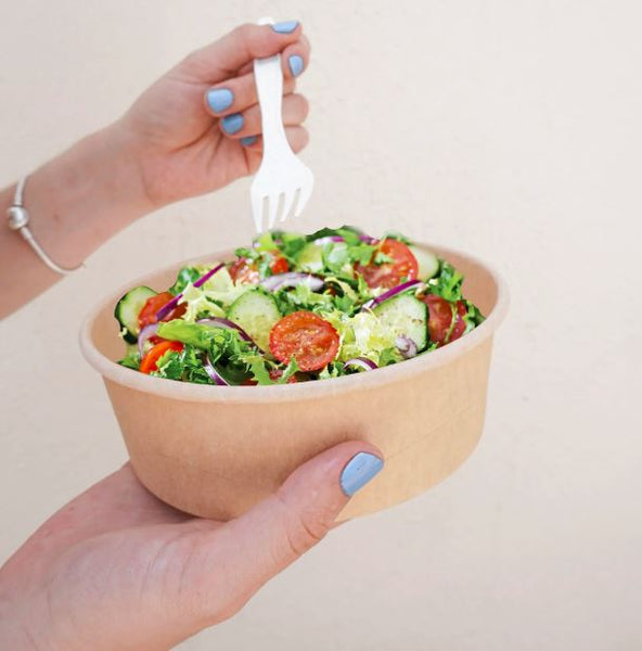 Bowl De 26oz Para Ensalada Con Tapa